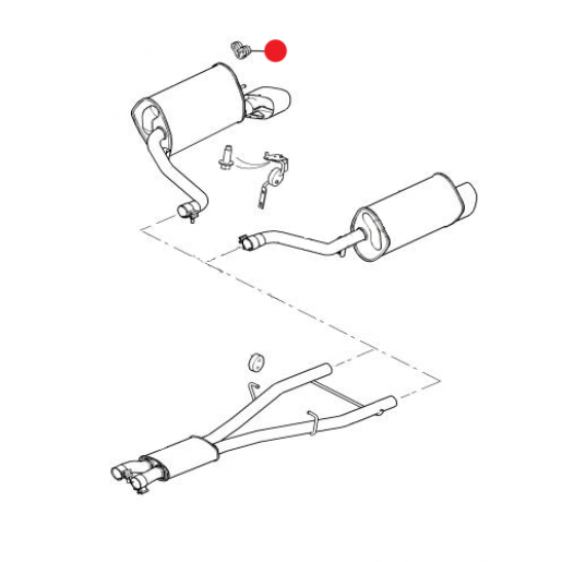 Подушка глушника Jaguar XF 2008-2015 5W935A262AA